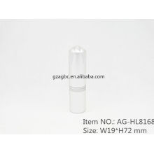 A la mode & spécial en aluminium cylindrique rouge à lèvres Tube conteneur AG-HL8168, coupe size12.1/12.7,Custom couleur